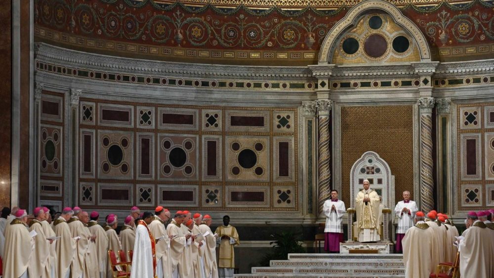 Імша Вячэры Пана ў Базіліцы святога Яна на Латэране