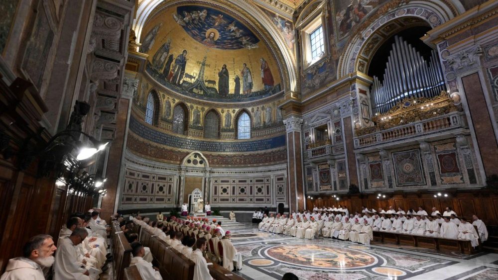 Імша Вячэры Пана ў Базіліцы святога Яна на Латэране