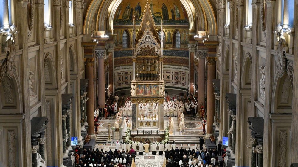 Імша Вячэры Пана ў Базіліцы святога Яна на Латэране