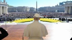 Pope Leo holds his Wednesday General Audience in the Vatican