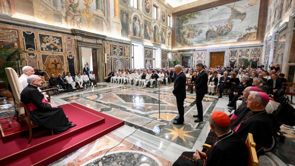 Аўдыенцыя для італьянскіх алімпійцаў і паралімпійцаў