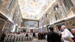 Leono XIV audiencija atletams ir atletėms, sporto sektoriaus atsakingiesiems