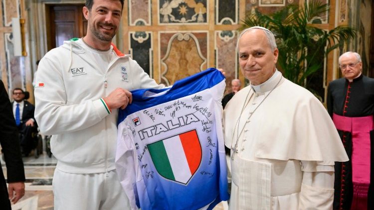 Papa Leone XIV: udienza agli atltei di Milano Cortina 2026