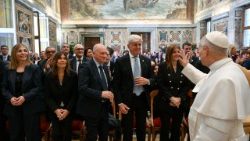Pope Leo XIV meets with INPS executives and staff