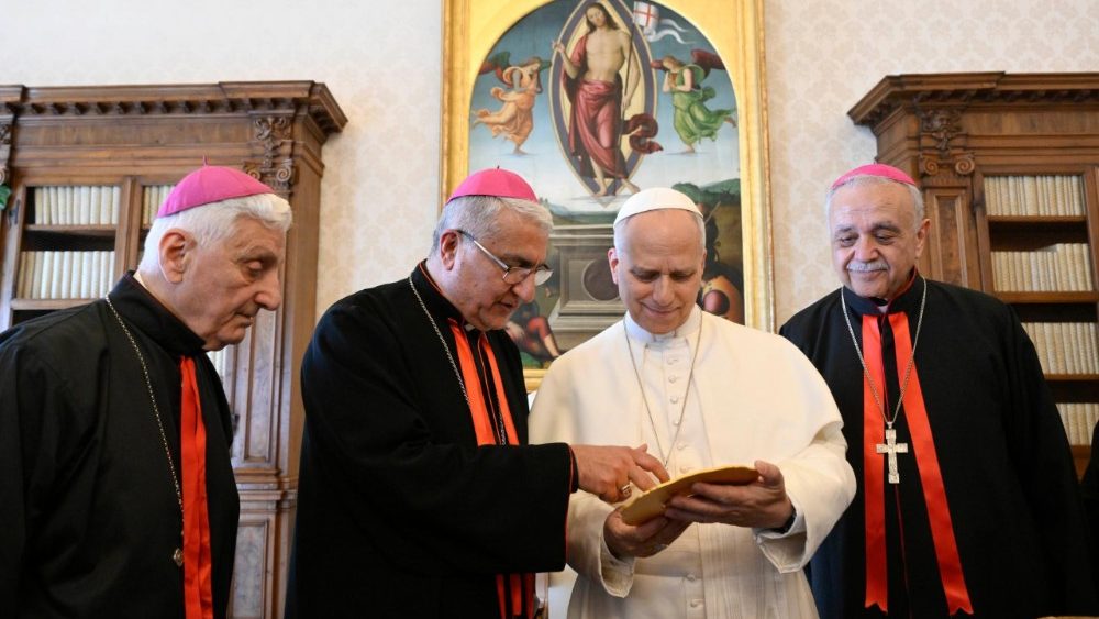 Аўдыенцыя для членаў Сінода Халдэйскай Каталіцкай Царквы