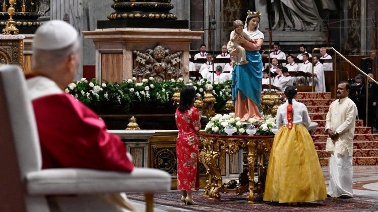 L&eacute;on XIV &agrave; la Veill&eacute;e de pri&egrave;re pour la paix, samedi 11 avril 2026.