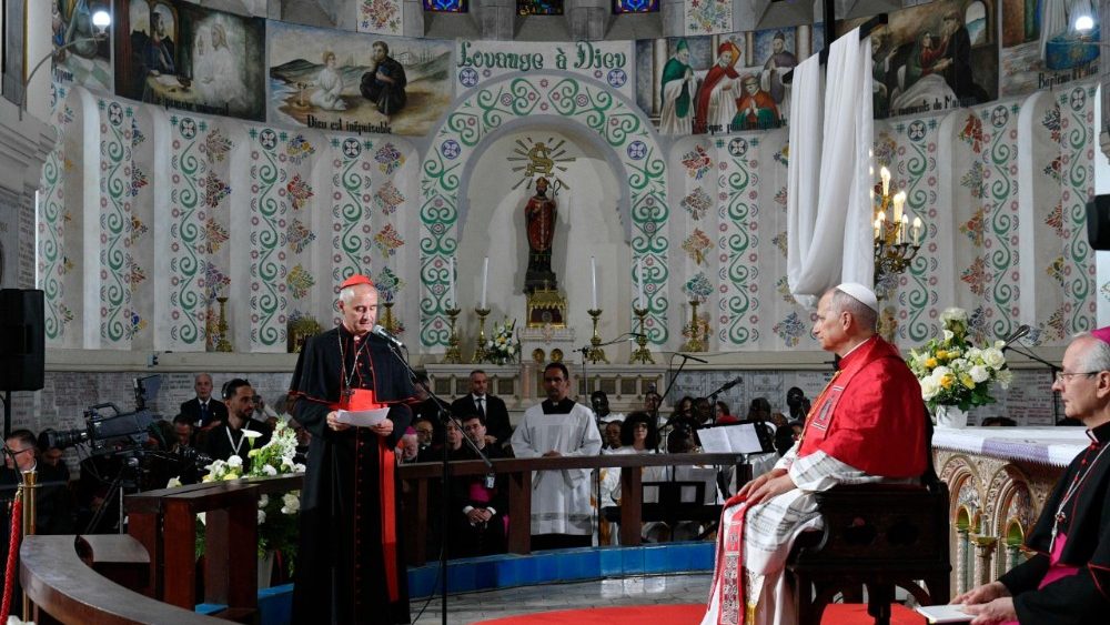 Setkání s věřícími v bazilice Matky Boží, Paní Afriky, 13. 4. 2026