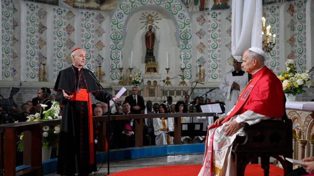 Візіт Папы ў Базіліку Маці Божай Афрыканскай у Алжыры