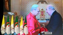 2026.04.13 Viaggio Apostolico in Algeria - Incontro con le AutoritÃ , la SocietÃ  Civile e il Corpo Diplomatico