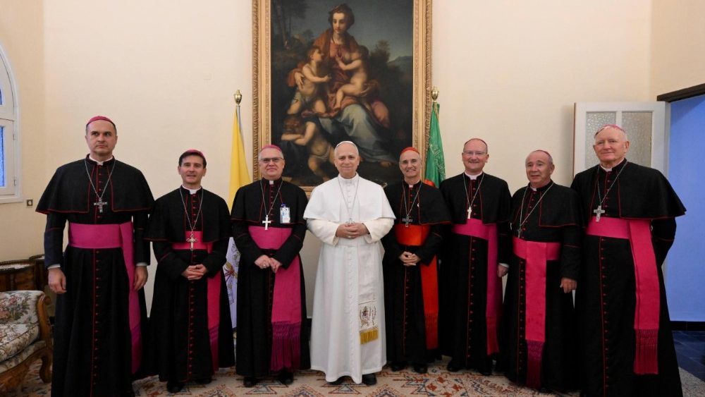 Soukromé setkání s alžírskými biskupy, 13. 4. 2026