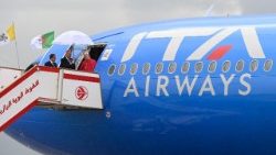 2026.04.13 Viaggio Apostolico in Algeria - Trasferimento Roma Algeri e Cerimonia di benvenuto