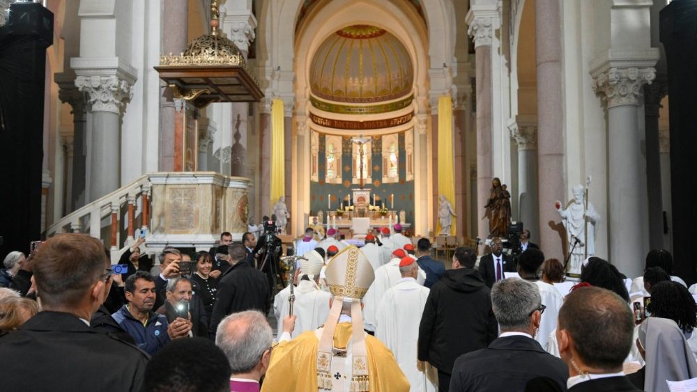 Mše svatá v bazilice svatého Augustina, 14. 4. 2026