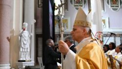 2026.04.14 Viaggio Apostolico in Algeria - Santa Messa nella Basilica di Santâ  Agostino