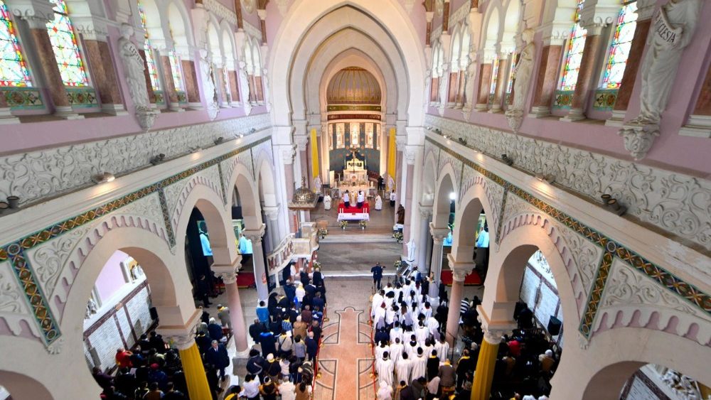 Святая Імша ў Базіліцы святога Аўгустына ў Анабе