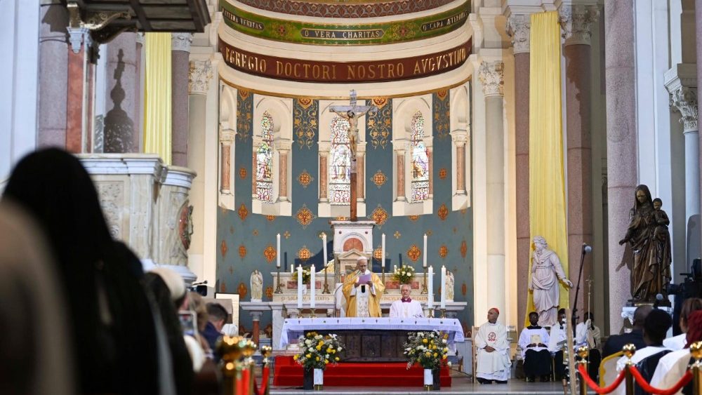 Sfântă Liturghie prezidată de Leon al XIV-lea la Annaba, în Algeria, marți 14 aprilie 2026