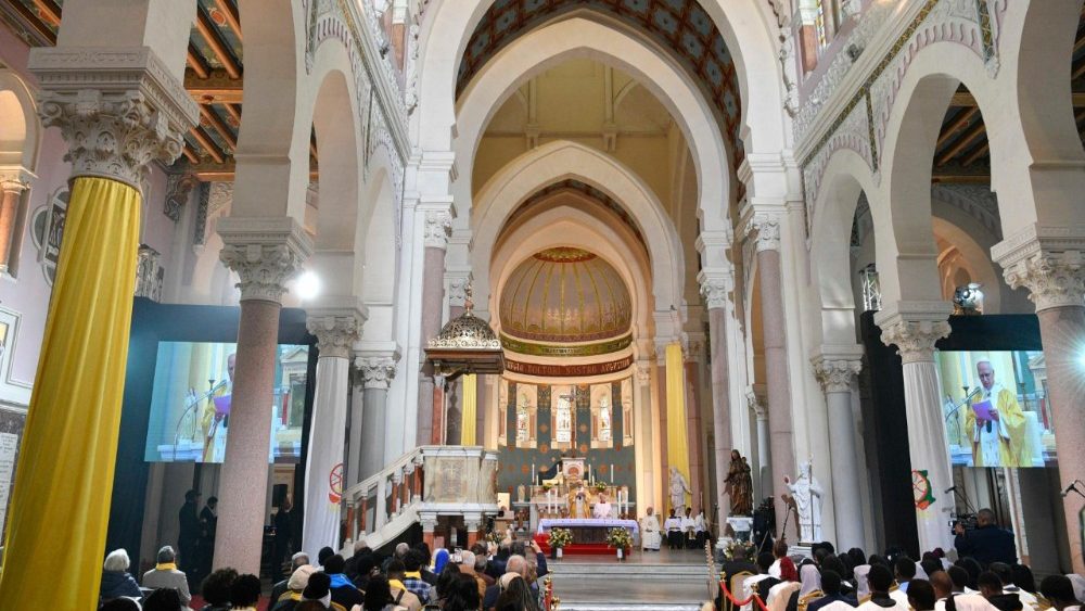 Святая Імша ў Базіліцы святога Аўгустына ў Анабе