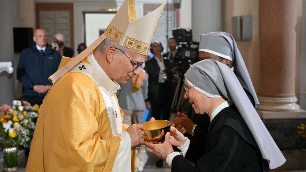 Mše svatá v bazilice svatého Augustina, 14. 4. 2026