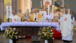 2026.04.14 Viaggio Apostolico in Algeria - Santa Messa nella Basilica di Santâ  Agostino