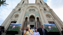 2026.04.14 Viaggio Apostolico in Algeria - Santa Messa nella Basilica di Santâ  Agostino