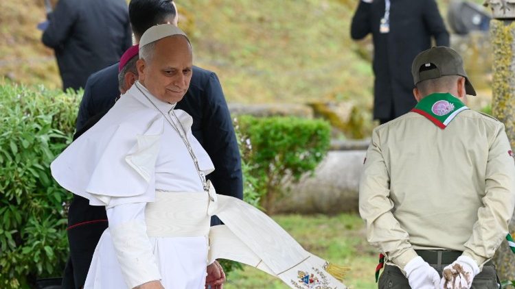 A visita do Papa &agrave;s ru&iacute;nas de Hipona