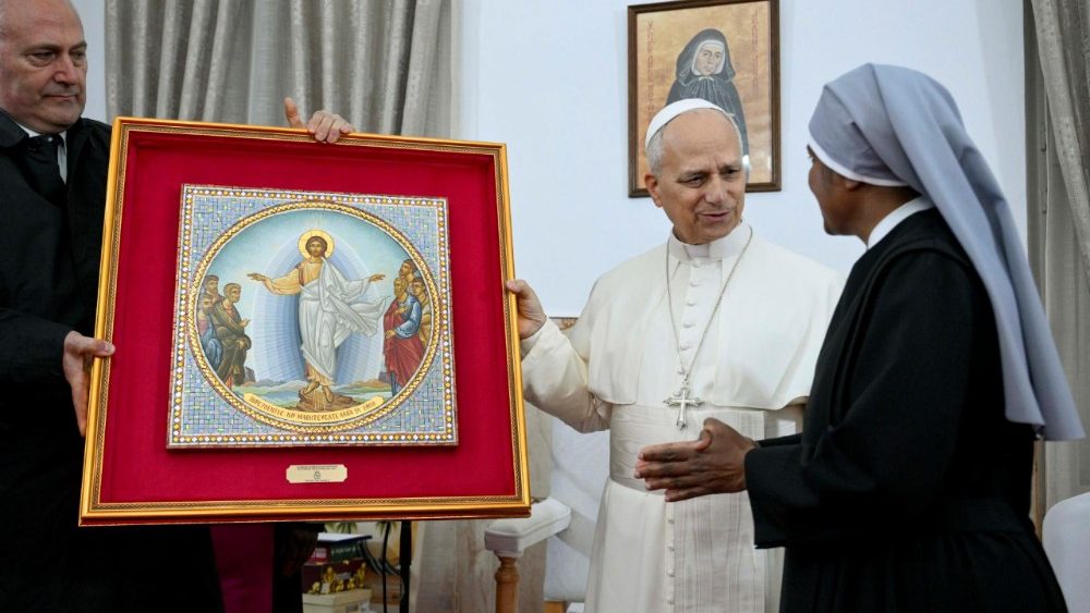 Візіт Льва XIV у дом састарэлых у горадзе Анаба (Алжыр)