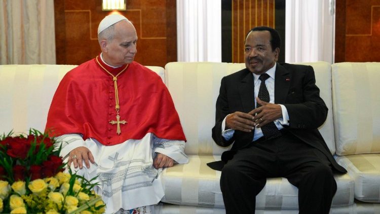 2026.04.15 Viaggio Apostolico in Camerun - Incontro con le AutoritÃ , la SocietÃ  Civile e il Corpo Diplomatico