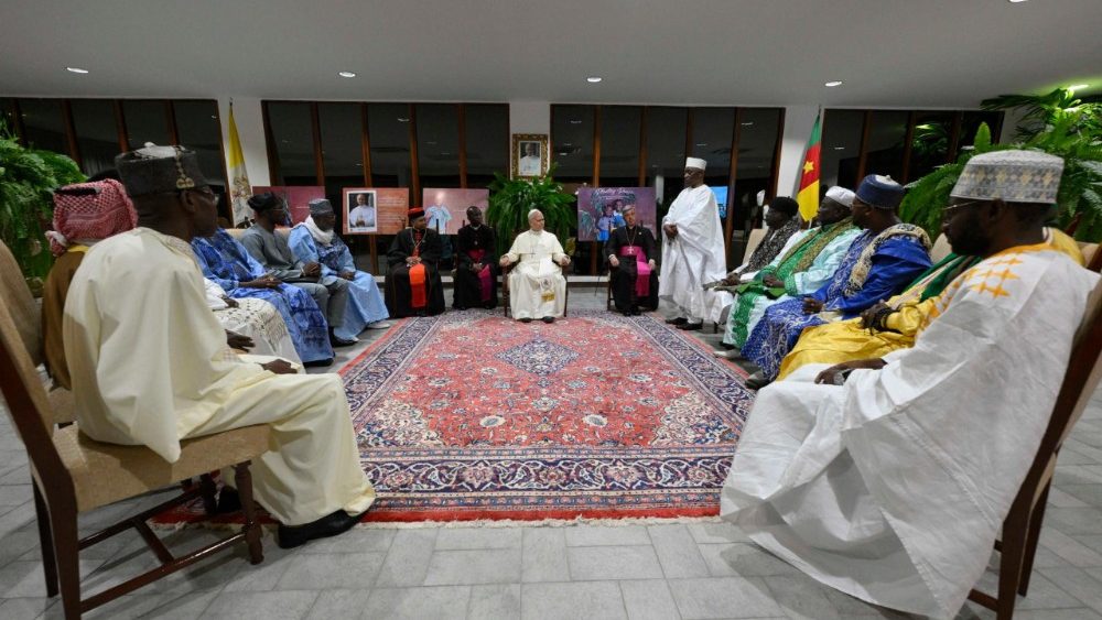 Сустрэча Папы з мусульманскімі лідарамі Камеруна