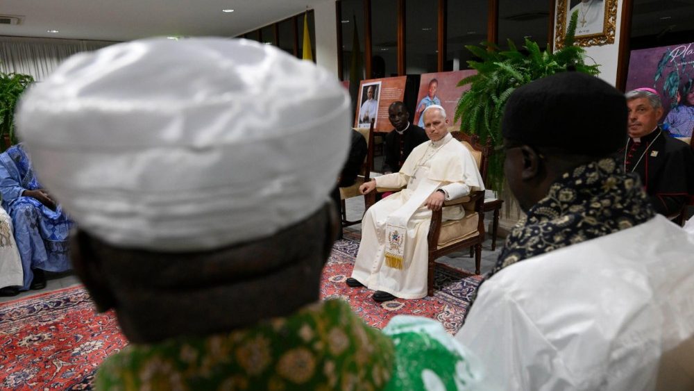 Сустрэча Папы з мусульманскімі лідарамі Камеруна