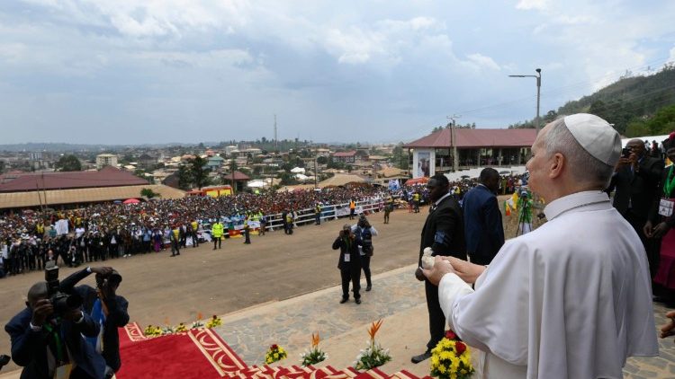 2026.04.16 Viaggio Apostolico in Camerun - Incontro per la pace con la ComunitÃ  di Bamenda