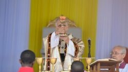 പാപ്പാ  വിശുദ്ധ ബലി അർപ്പിക്കുന്നു  