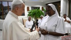 2026.04.17 Viaggio Apostolico in Camerun - Incontro Rappresentanti Istituti Religiosi