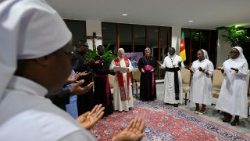 2026.04.17 Viaggio Apostolico in Camerun - Incontro Rappresentanti Istituti Religiosi