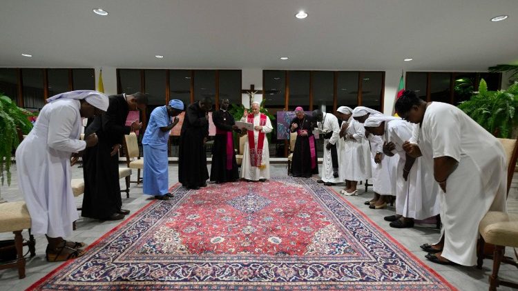 Bei der Begegnung in der Nuntiatur