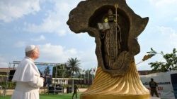 Pope Leo at the Catholic University of Central Africa