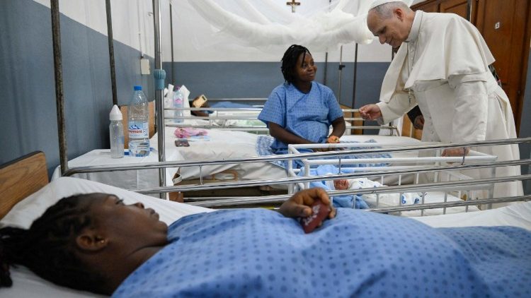 Pope Leo makes private visit to St. Paul Catholic Hospital in Douala