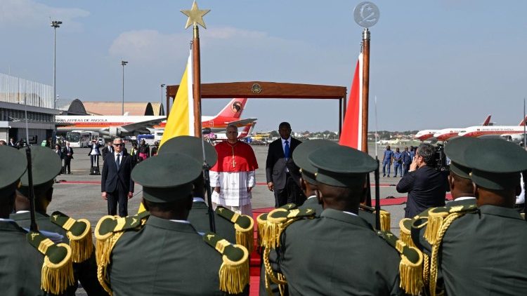 Ceremonia powitania Papieża
