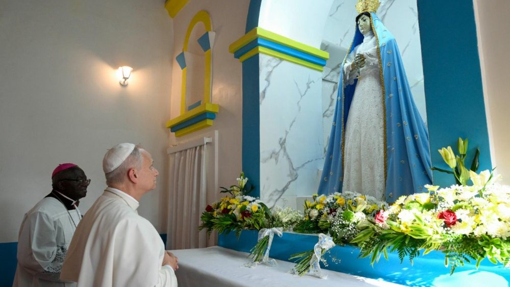 Візіт Папы ў марыйны санктуарый у Мушыме