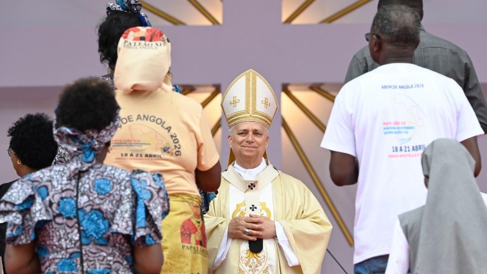 Папа падчас святой Імшы ў Кіламбе