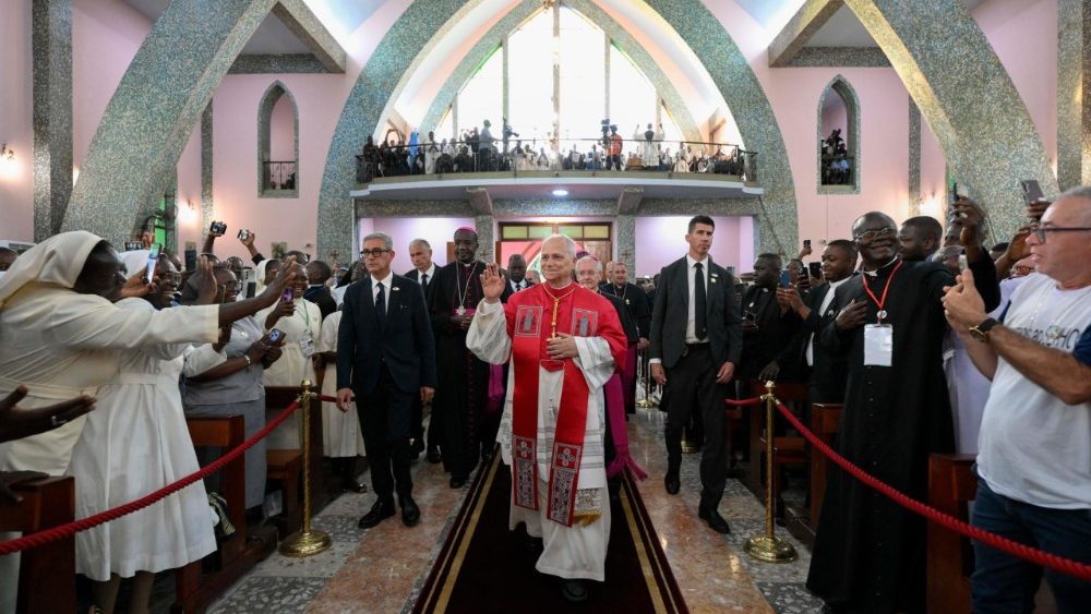 2026.04.20 Viaggio Apostolico in Angola - Incontro con i Vescovi, i Sacerdoti, i Consacrati, le Consacrate e gli Operatori pastorali