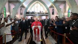 Stretnutie s duchovenstvom v Luande