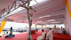 2026.04.20 Viaggio Apostolico in Angola - Santa Messa nella spianata di Saurimo