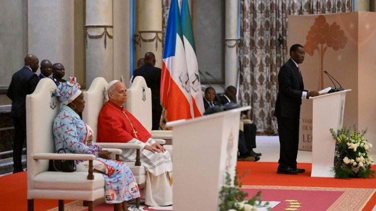 This was the Pope's first public event in Equatorial Guinea
