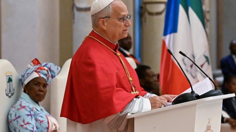 Popiežius susitiko su Pusiaujo Gvinėjos valdžios ir visuomenės atstovais