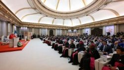 2026.04.21 Viaggio Apostolico in Guinea Equatoriale - Incontro con le AutoritÃ , la SocietÃ  Civile e il Corpo Diplomatico