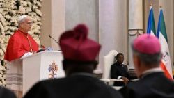 2026.04.21 Viaggio Apostolico in Guinea Equatoriale - Incontro con le AutoritÃ , la SocietÃ  Civile e il Corpo Diplomatico