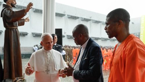 Wortlaut: Papst Leo XIV. bei Gef&auml;ngnis in Bata, &Auml;quatorialguinea