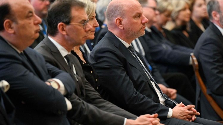 Miembros del PPE en audiencia con el Papa