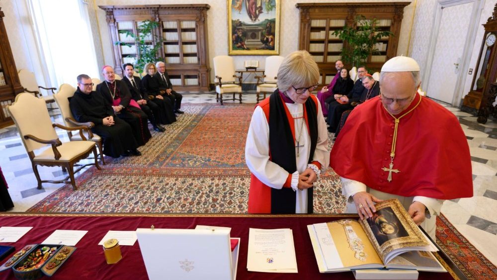 L'arcivescovo di Canterbury in udienza in Vaticano © Vatican Media