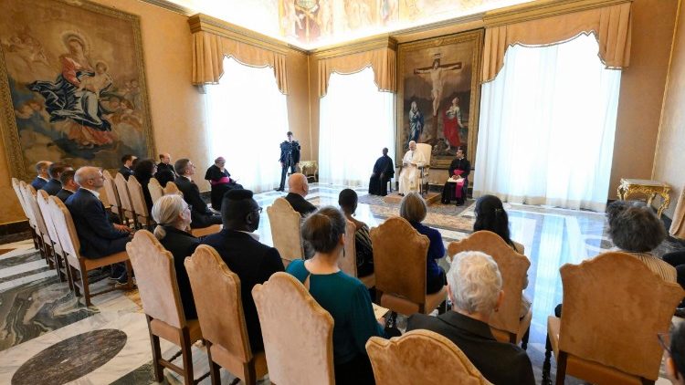 Pope Leo meets with the delegation from the Archdiocese of Cologne