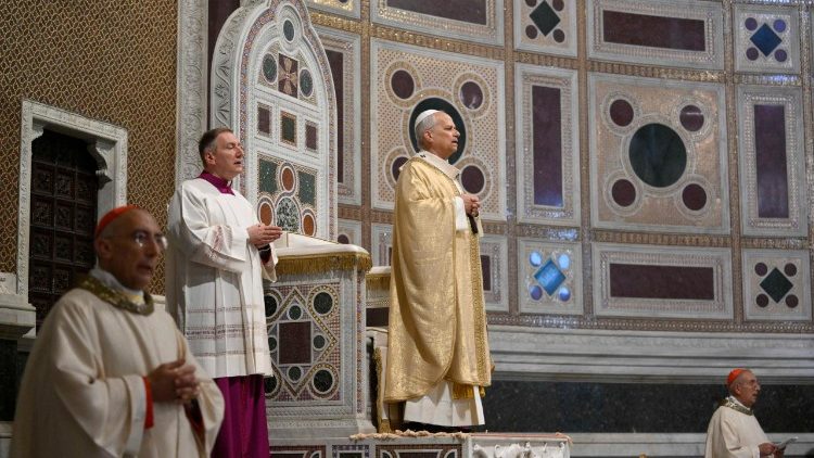 Santa misa con ordenaciones episcopales presidida por el Romano Pont&iacute;fice en la Archibas&iacute;lica Papal de San Juan de Letr&aacute;n, s&aacute;bado 2 de mayo de 2026